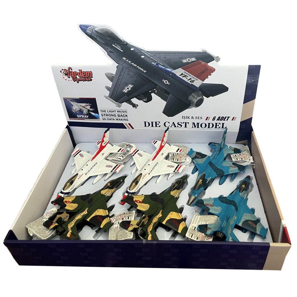 Vardem Buhar Atan Çek Bırak Şarjlı Savaş Uçağı